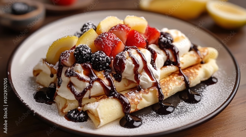 Fruit-filled Pancakes Fruit-filled Pancakes