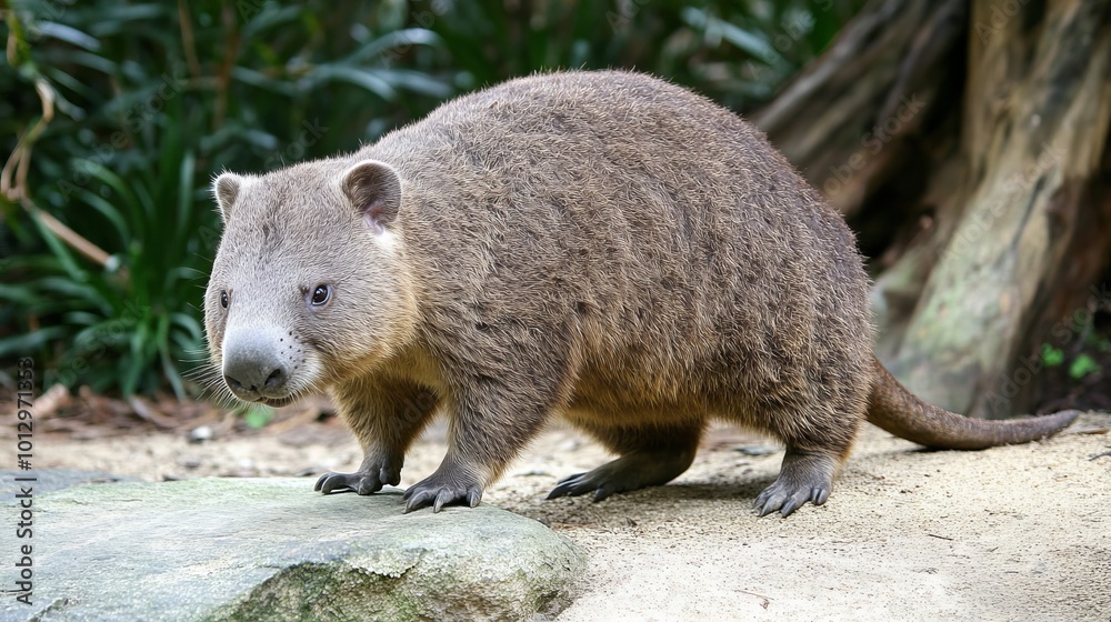 Wombats are Australian animals that live in burrows. They are known for their strong bodies, short legs, and square poop. These animals are active at night and have great senses. Wombats are Australian animals that live in burrows. They are known for their strong bodies, short legs, and square poop. These animals are active at night and have great senses.