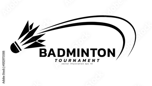 Shuttlecock icon symbol vector, Modern design and beautiful colors isolated on white background, illustration Vector EPS 10 , can use for Badminton Championship Logo