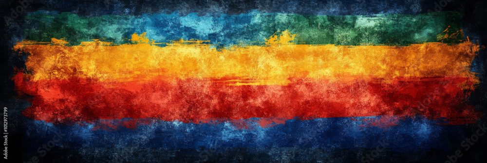 Abstract grunge background with vibrant colors.