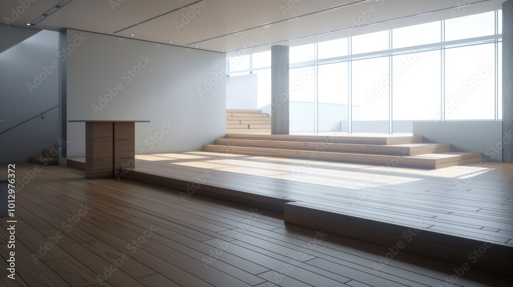 Training platforms and podiums for teaching elevation and stationing Training platforms and podiums for teaching elevation and stationing
