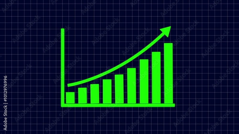 Business growth concept in graph chart showing marketing sales profit increasing to future target . Business growth concept in graph chart showing marketing sales profit increasing to future target .