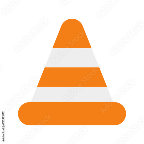 cone flat icon