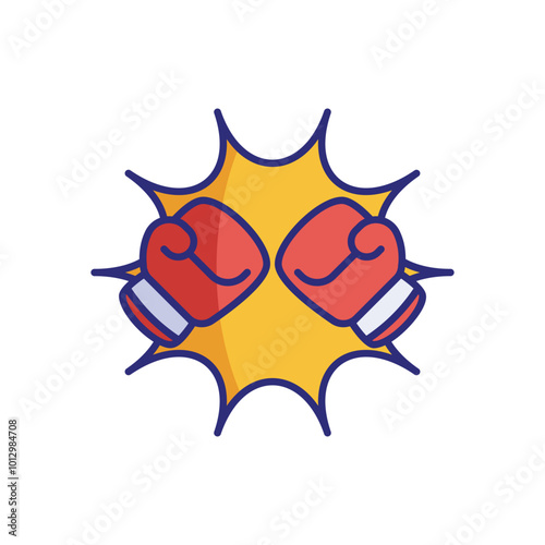 Boxing vector icon