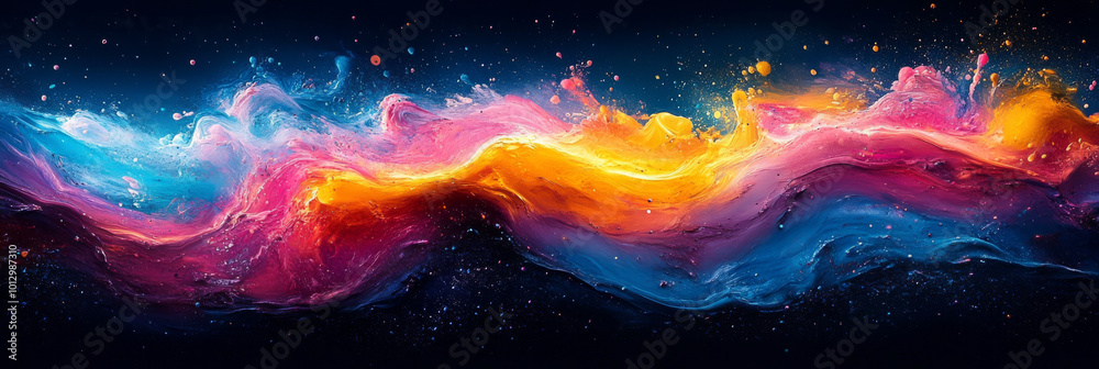 Vibrant abstract art with flowing colors. Vibrant abstract art with flowing colors.