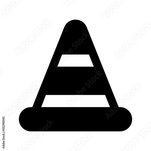 cone glyph icon