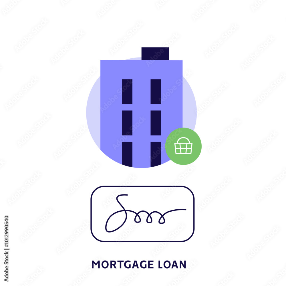 House for Sale. Online Buying Home with Key and Shopping Cart. People Signing Mortgage Contract. Concept of Purchase Real Estate, Buy House, Mortage. Vector illustration for Web Design, Landing Page House for Sale. Online Buying Home with Key and Shopping Cart. People Signing Mortgage Contract. Concept of Purchase Real Estate, Buy House, Mortage. Vector illustration for Web Design, Landing Page