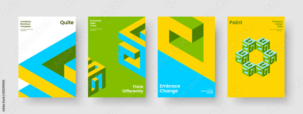 Fototapeta premium Geometric Poster Design. Creative Banner Layout. Abstract Report Template. Book Cover. Business Presentation. Brochure. Background. Flyer. Journal. Catalog. Brand Identity. Notebook. Magazine
