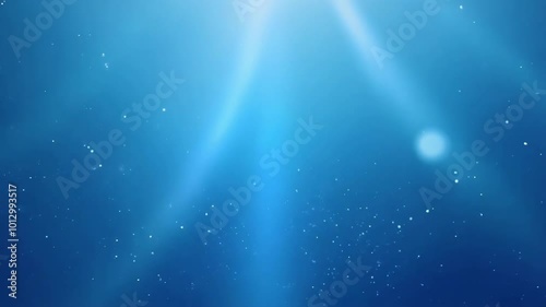 Wallpaper Mural A beautiful abstract blue background with soft light beams illuminating the space, offering a tranquil and serene mood. Perfect for copy space or creative design work. Torontodigital.ca