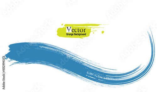 Grunge Brush Wave. Abstract surfing Icon .ink curved line , Vector black paint, ink brush stroke, vector black line, grunge brush strokes ink paint isolated on white background.eps8