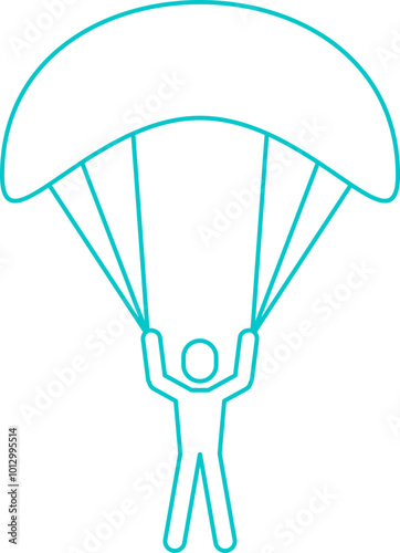 Skydiving Icon