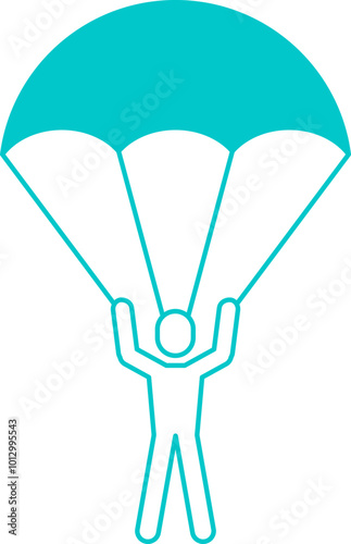 Skydiving Icon