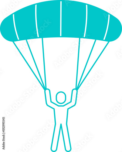 Skydiving Icon