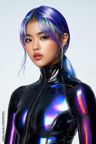 Pixel Perfect: Anime-Inspired Cyberpunk Glamour