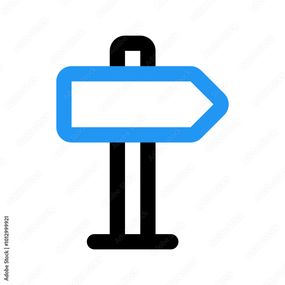 road sign outline color icon road sign outline color icon