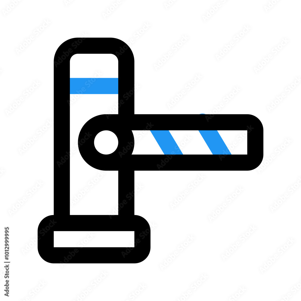 toll road outline color icon toll road outline color icon