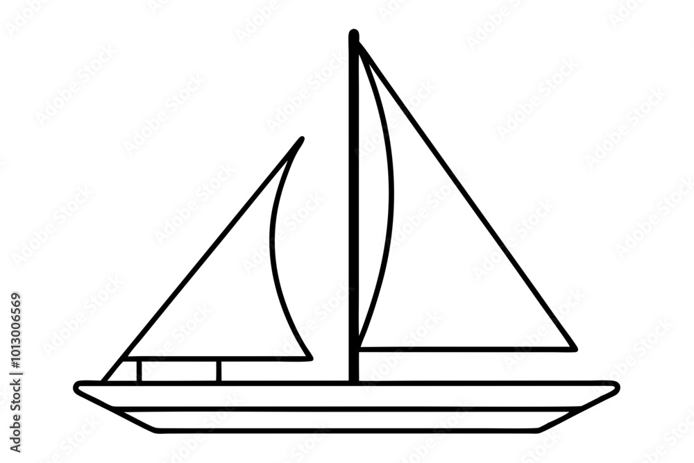 Elegant Sailboat Vector Design Highlighting Minimalist Lines and Contemporary Nautical Style
Elegant Sailboat Vector Design Highlighting Minimalist Lines and Contemporary Nautical Style