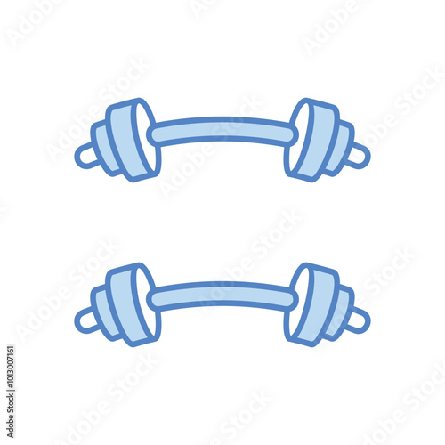 Weightlifting vector icon