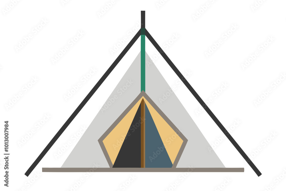 Simple Triangular Tent Vector Art Featuring Clean Straight Edges for Camping Enthusiasts
Simple Triangular Tent Vector Art Featuring Clean Straight Edges for Camping Enthusiasts