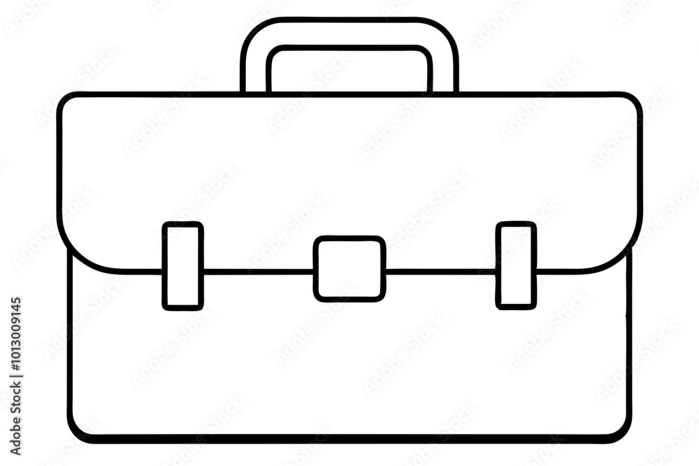 Unique Vector Illustration of a Minimalist Line Art Briefcase Icon for Creative Projects
Unique Vector Illustration of a Minimalist Line Art Briefcase Icon for Creative Projects