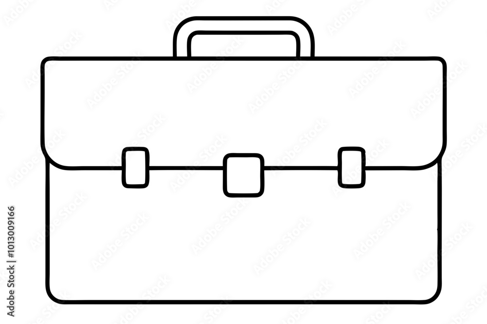 Elegant Vector Illustration of a Minimalist Line Art Briefcase Icon for Designers
Elegant Vector Illustration of a Minimalist Line Art Briefcase Icon for Designers