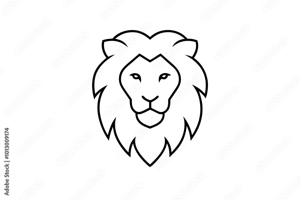 Explore the Essence of a Minimalist Lion Vector Illustration for Modern Art Lovers
