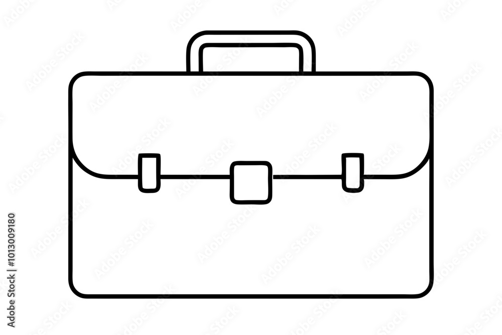Modern Minimalist Line Art Briefcase Icon with a Stylish Clean Vector Illustration for Graphics
Modern Minimalist Line Art Briefcase Icon with a Stylish Clean Vector Illustration for Graphics