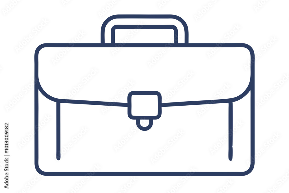 Minimalist Line Art Briefcase Icon Featuring a Vector Illustration for Professional Use
Minimalist Line Art Briefcase Icon Featuring a Vector Illustration for Professional Use