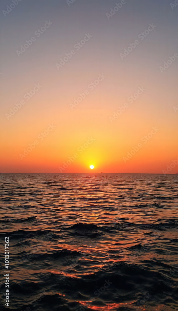Obraz premium sunset over the sea