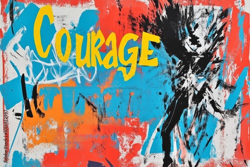 graffiti on the wall