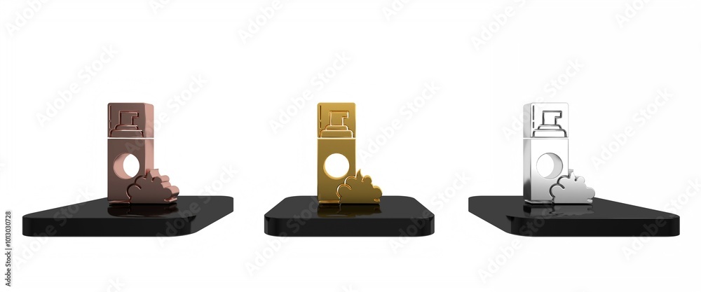 Colorful Shaving gel foam icon isolated on white background. Shaving cream. Minimalism concept. 3D render illustration Colorful Shaving gel foam icon isolated on white background. Shaving cream. Minimalism concept. 3D render illustration