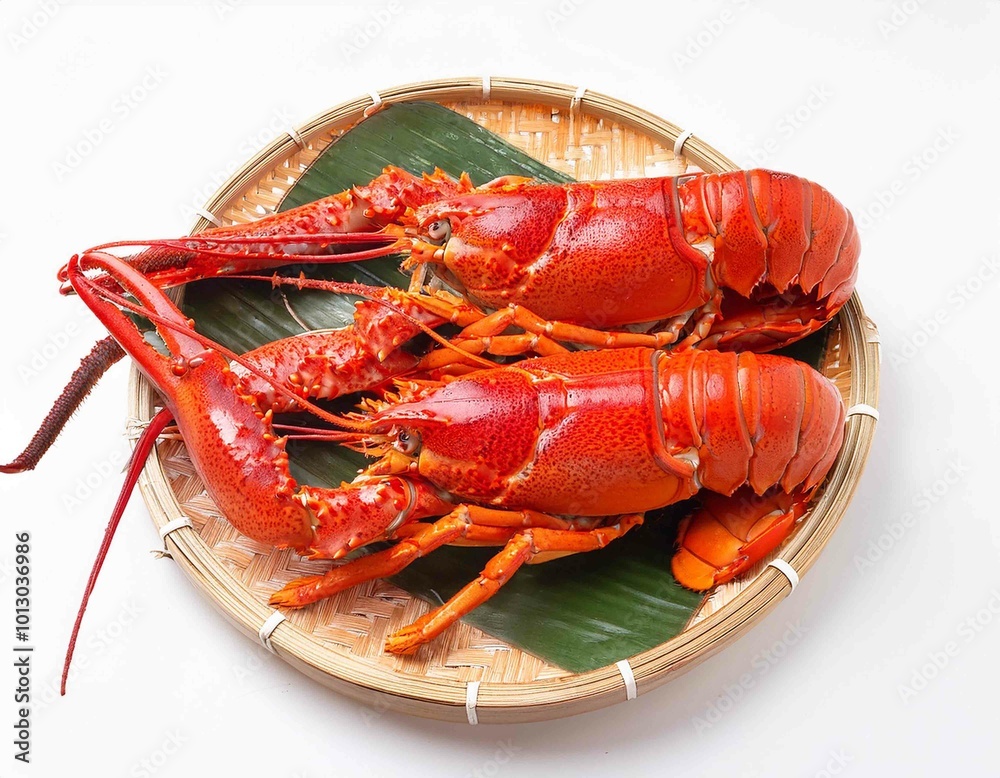 Spiny Lobster isolated on white background Spiny Lobster isolated on white background
