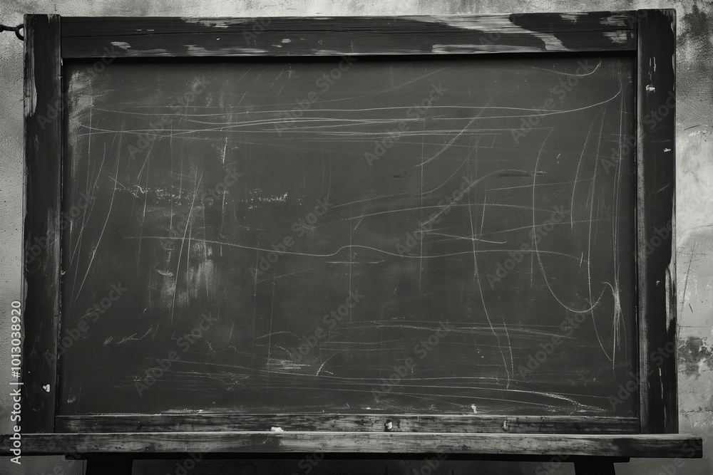 Abstract black framed blackboard background grunge texture and dark gray chalkboard Abstract black framed blackboard background grunge texture and dark gray chalkboard