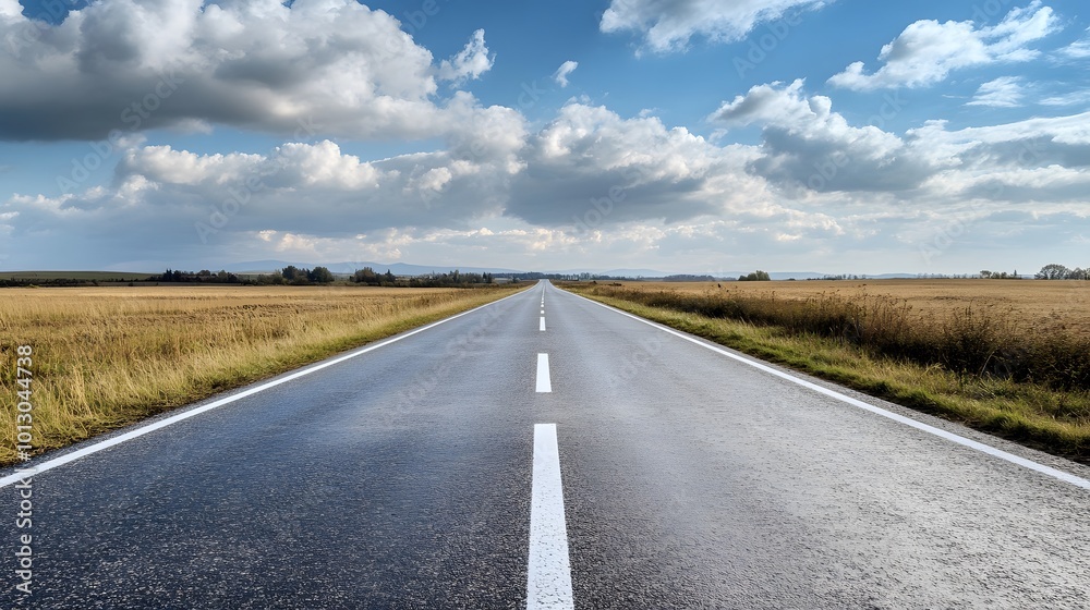 A straight road stretches into the distance, symbolizing progress and new beginnings in your journey of self-reflection A straight road stretches into the distance, symbolizing progress and new beginnings in your journey of self-reflection