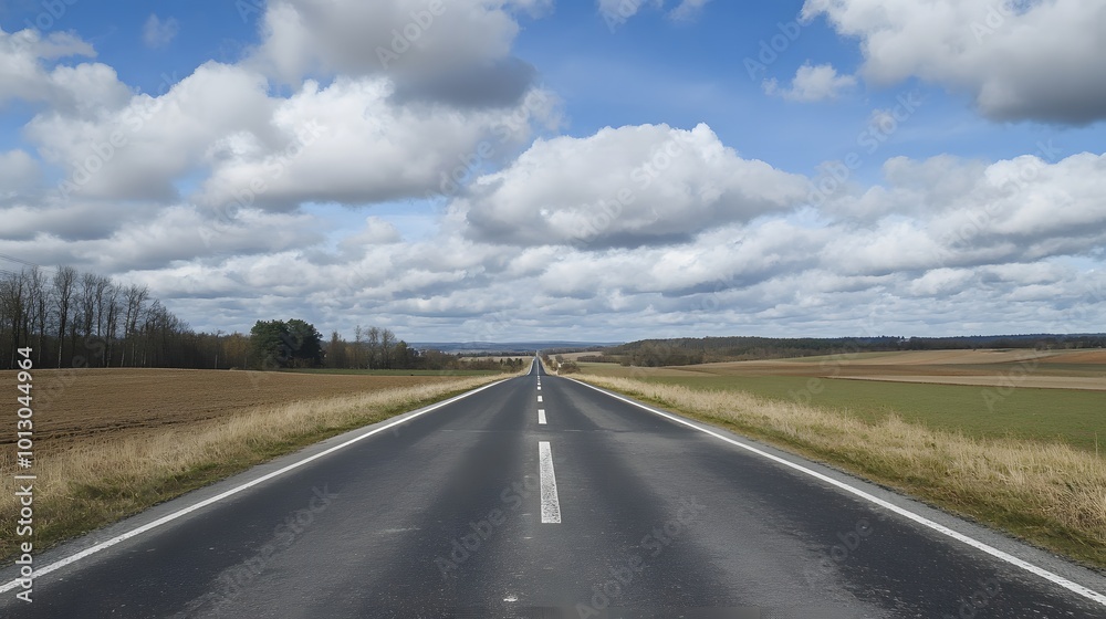 A straight road stretches into the distance, symbolizing progress and new beginnings in your journey of self-reflection A straight road stretches into the distance, symbolizing progress and new beginnings in your journey of self-reflection