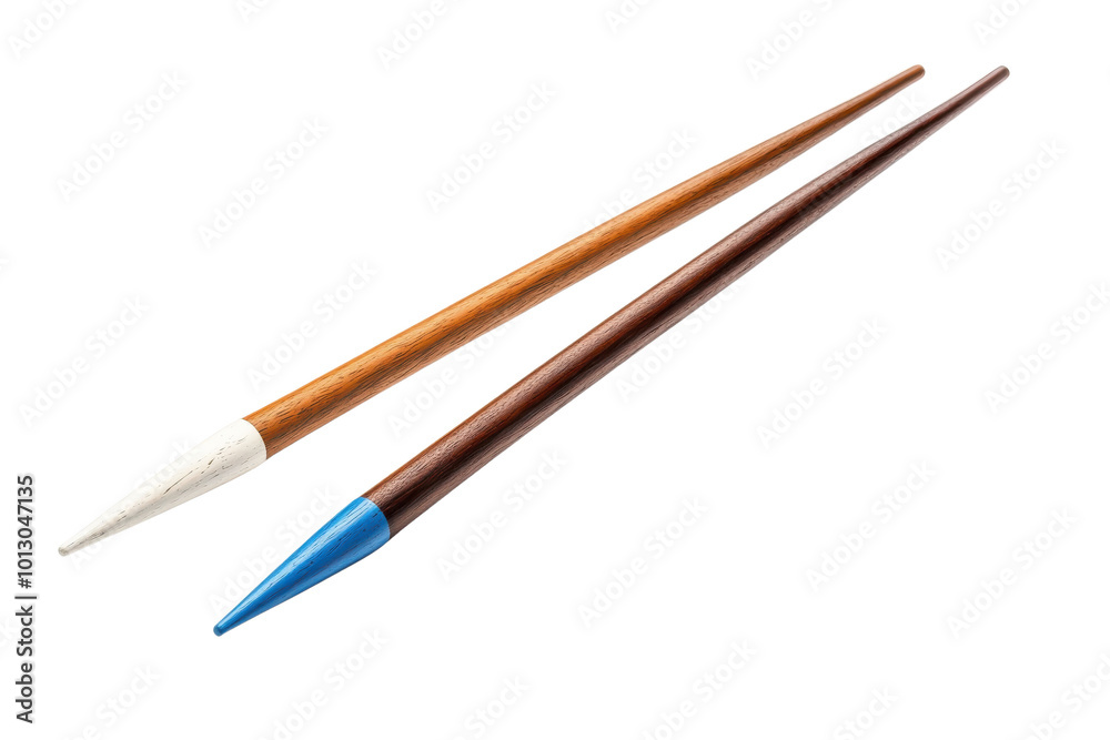 Fototapeta premium Colorful drawing pens, white isolate background transparent background