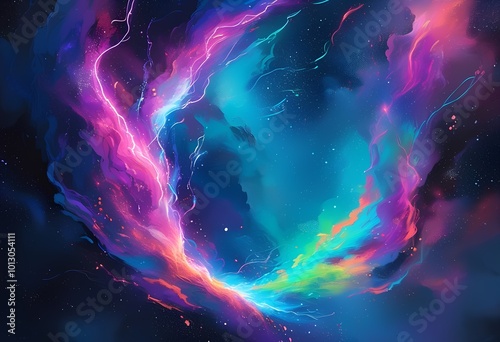 neon splash
