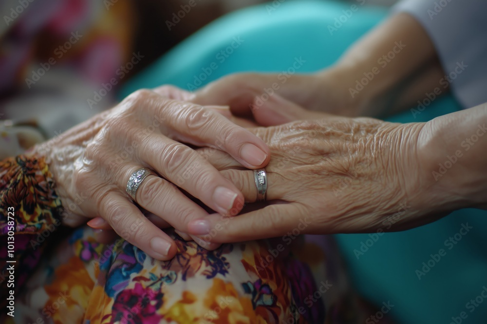 Caring Nurse Offering Support and Compassion to Elderly Patient in Healthcare Environment Caring Nurse Offering Support and Compassion to Elderly Patient in Healthcare Environment