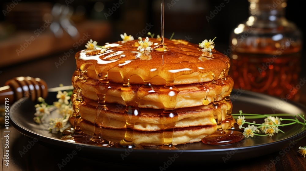 Healthy Morning Breakfast Spread with Nutritious and Balanced Foods Healthy Morning Breakfast Spread with Nutritious and Balanced Foods