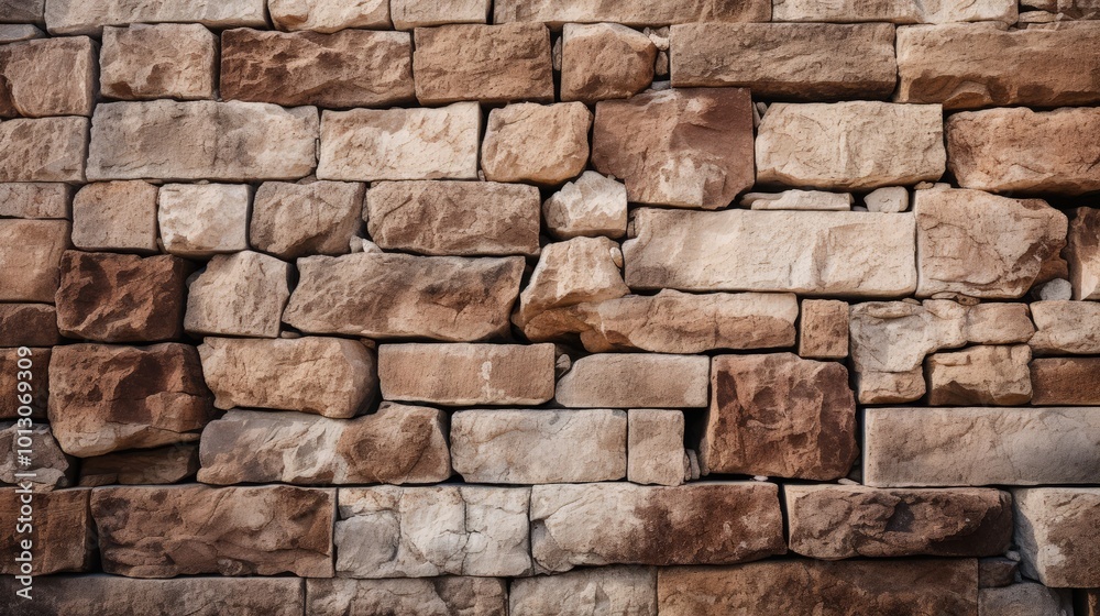 Earthy and Rustic Stone Wall Background with Natural Light Effects Earthy and Rustic Stone Wall Background with Natural Light Effects