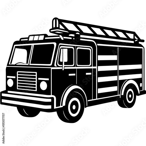 fire truck vector illustration