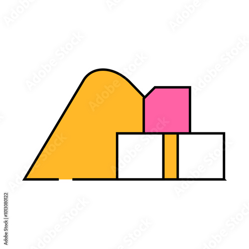 sugar food additives line icon vector. sugar food additives sign. isolated symbol illustration