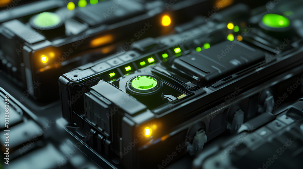 Electric vehicle battery packs and green energy icon Electric vehicle battery packs and green energy icon