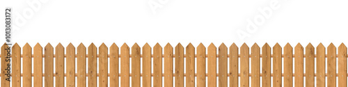 Wooden farm fence vector background. Realistic dark wood picket with oak texture. Planks barrier for garden or field. Enclosure for country yard.