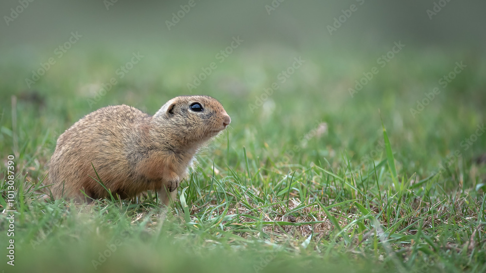 European ground squirrel - Spermophilus citellus European ground squirrel - Spermophilus citellus