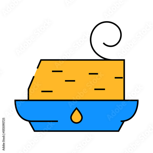 trans fat line icon vector. trans fat sign. isolated symbol illustration