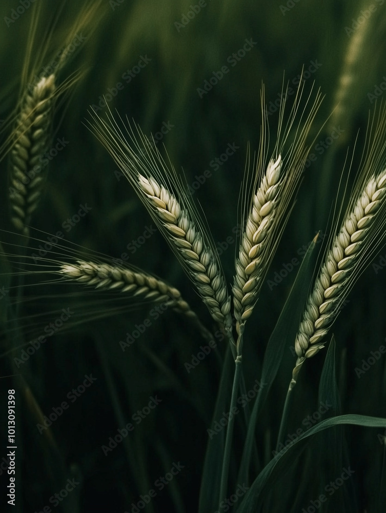Close-up of Wheat Stalks in a Green Field
Close-up of Wheat Stalks in a Green Field