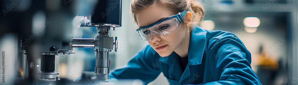 Engineer performing calibration checks on a manufacturing machine to ensure quality output, calibration control, machinery quality assurance Engineer performing calibration checks on a manufacturing machine to ensure quality output, calibration control, machinery quality assurance