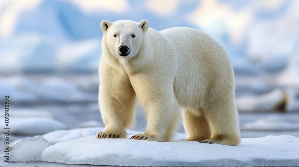 polar bear standing proudly on a snowy tundra polar bear standing proudly on a snowy tundra