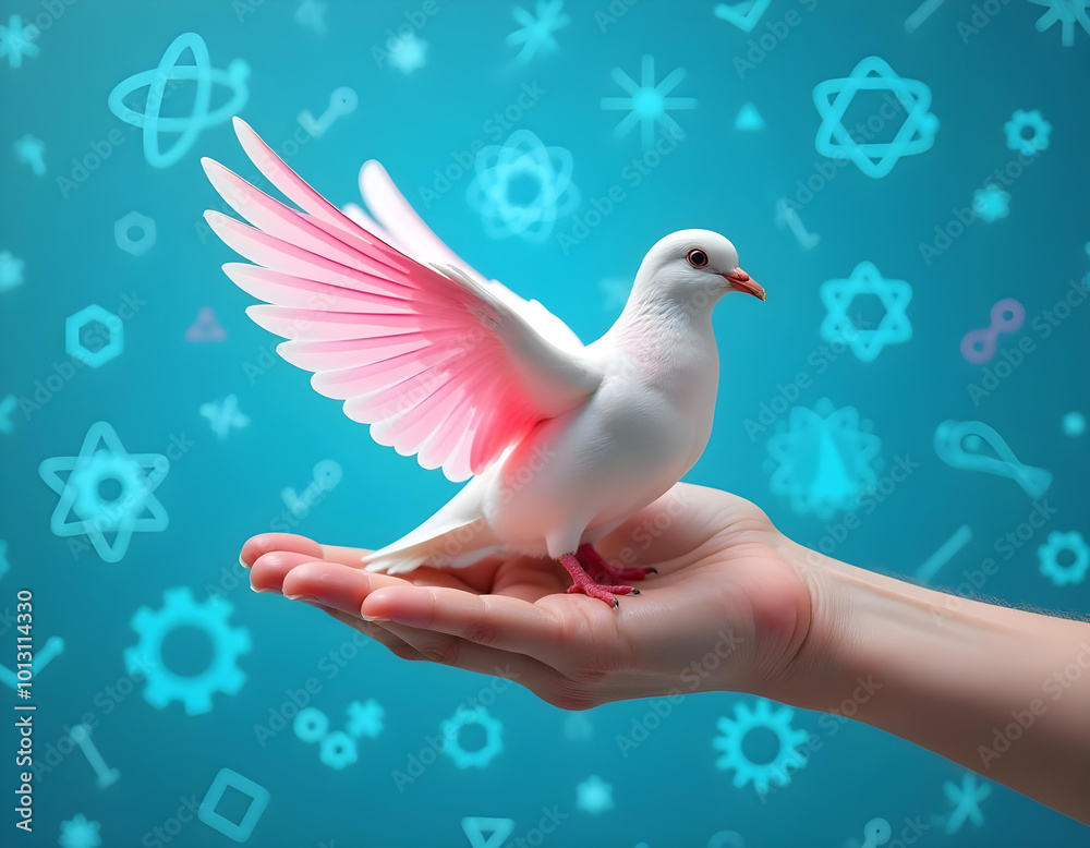Fototapeta premium World Science Day for Peace and Development Illustration Design